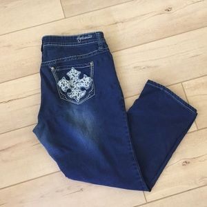 Hydraulic Bling Embellished Jeans 👖 14W